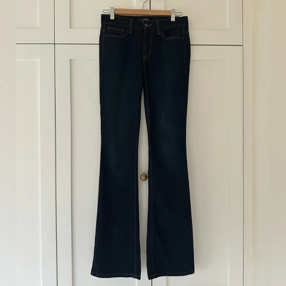 JOE'S Icon Flare Jeans 26 x 34 Lisa Dark Denim Wash - Picture 2 of 11